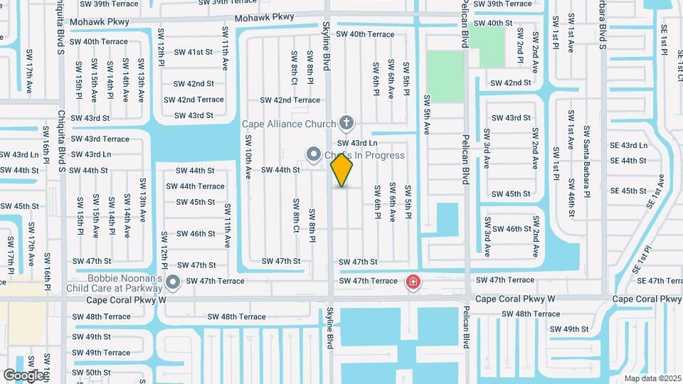 4504 SW 7th Pl Map and Location Details