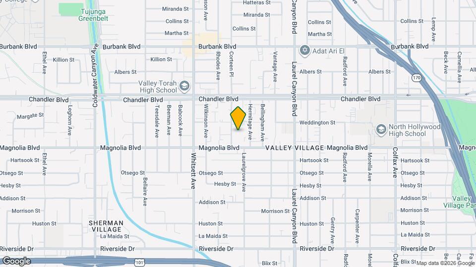 5232 Corteen Pl, Unit 5232 Corteen Pl. # 7 Map and Location Details