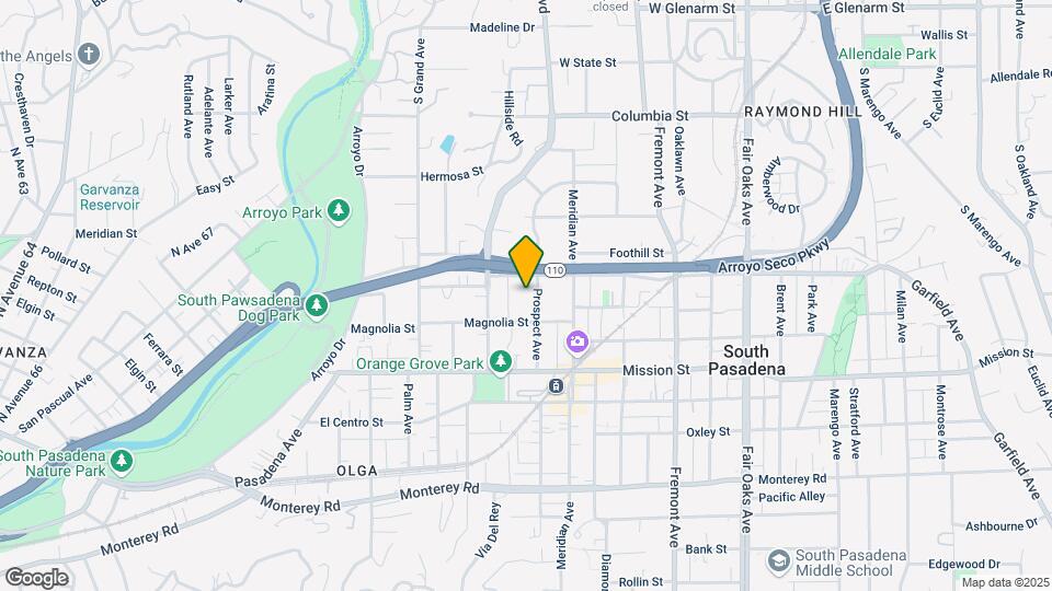 617 Prospect Ave Map and Location Details