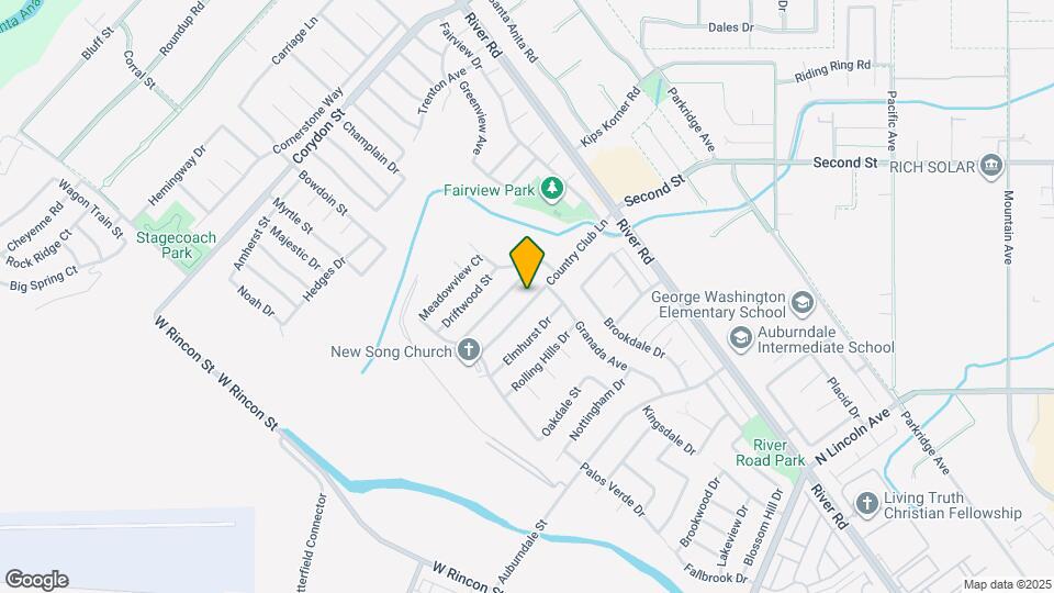 1070 Country Club Ln Mapa y Detalles de la Ubicación