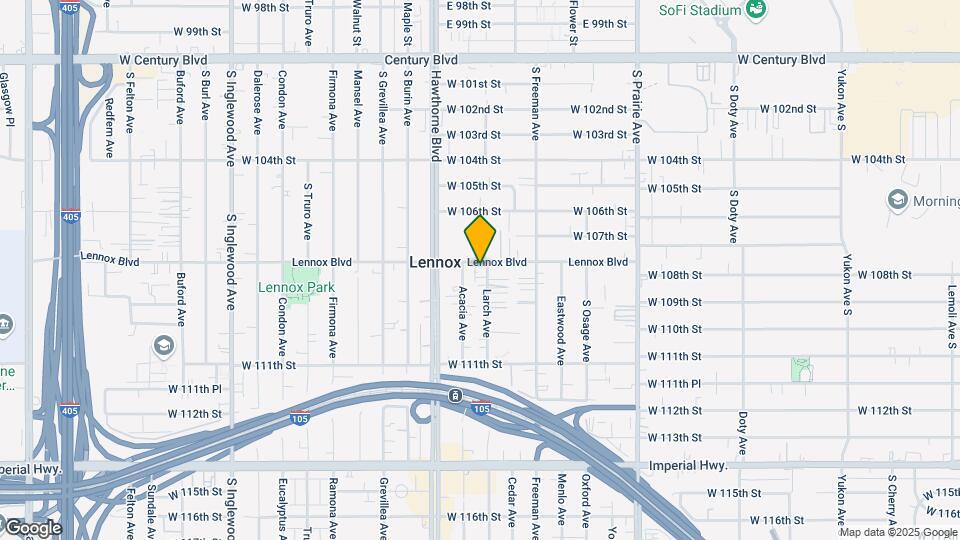 4304 Lennox Blvd Map and Location Details