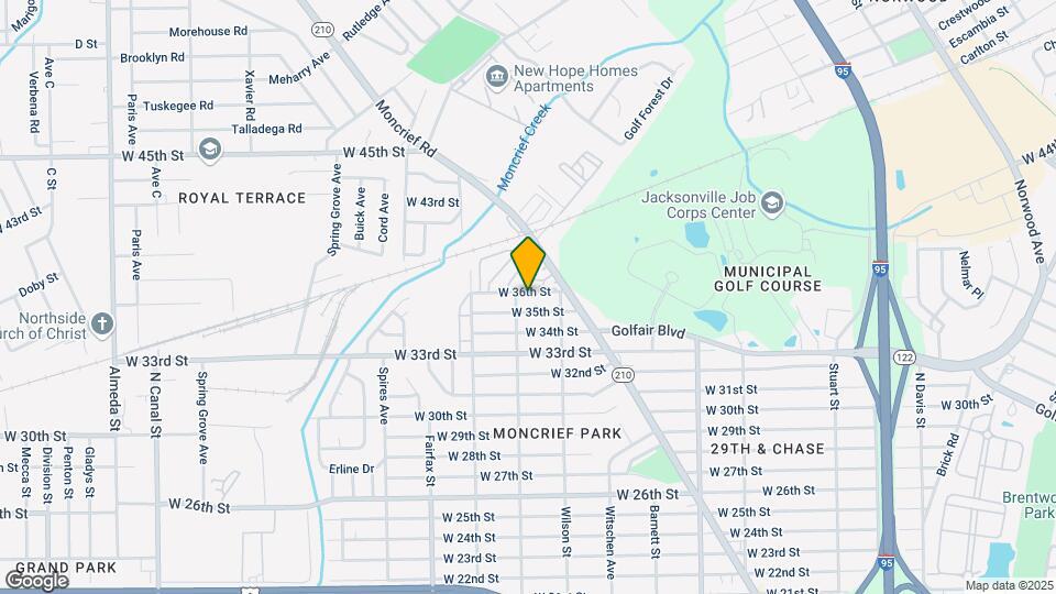 1586 W 36th St Map and Location Details