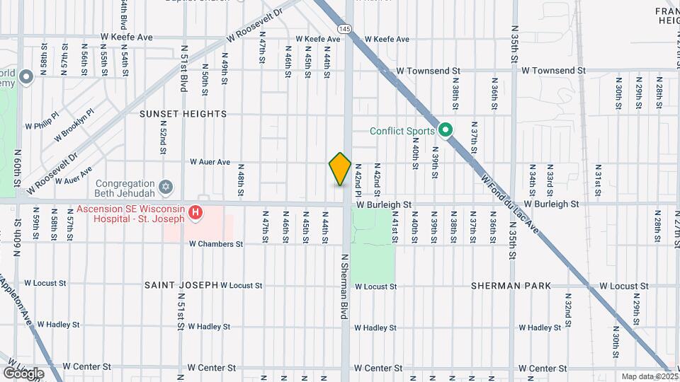 3125 N Sherman Blvd Map and Location Details