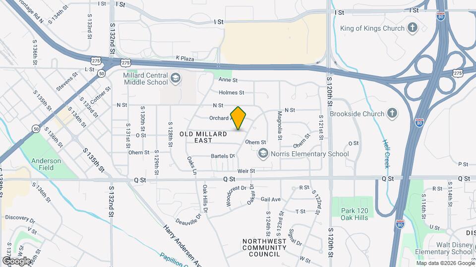 12559 O St Map and Location Details