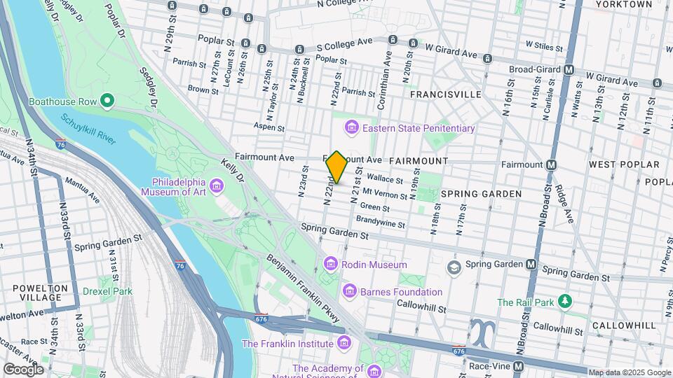 2136 Mount Vernon St Map and Location Details