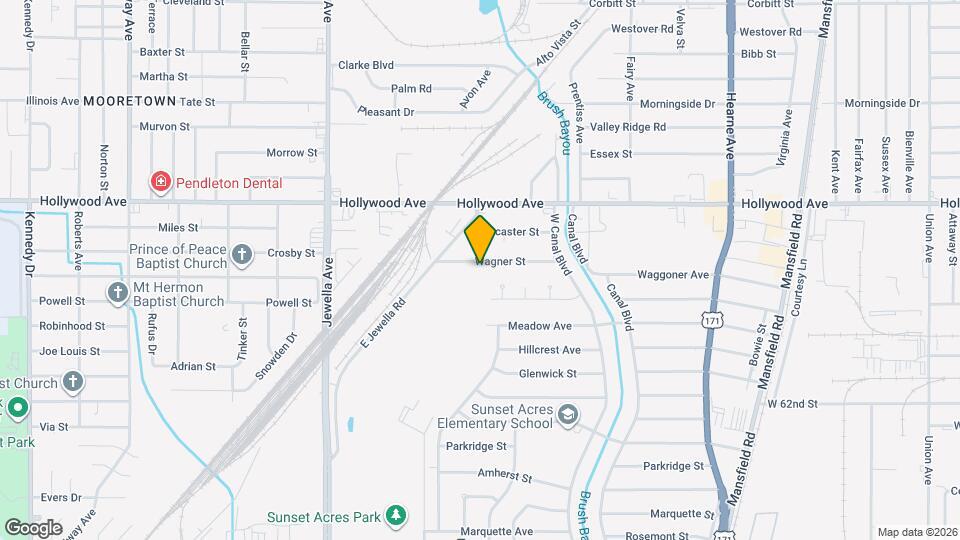 3251 Wagner St Map and Location Details