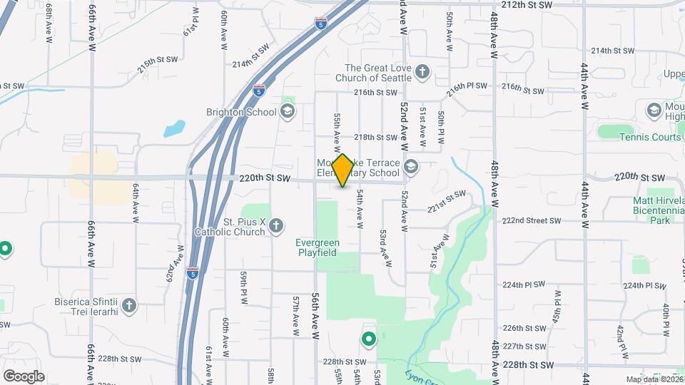 5502 220th St SW, Unit #D303 Map and Location Details