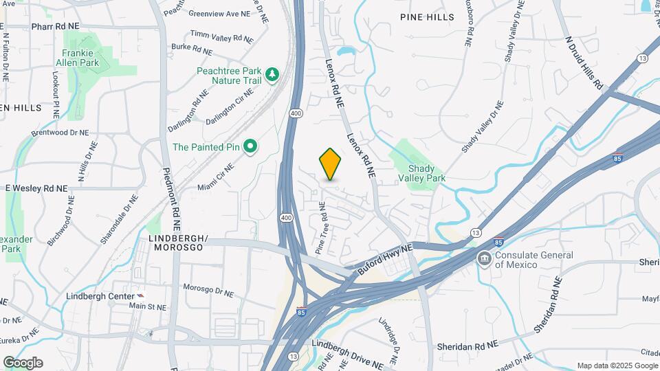 922 Canterbury Ln NE Map and Location Details