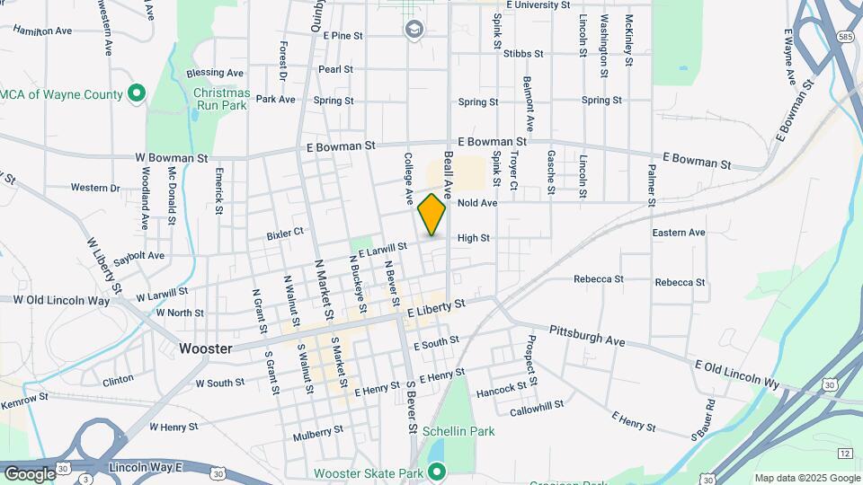 426 E Larwill St Map and Location Details