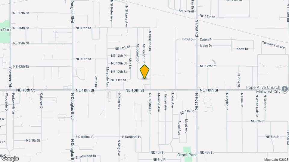 9524 McIntosh Ave Map and Location Details