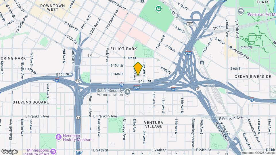1609 Elliot Ave, Unit 1609 Mapa y Detalles de la Ubicación