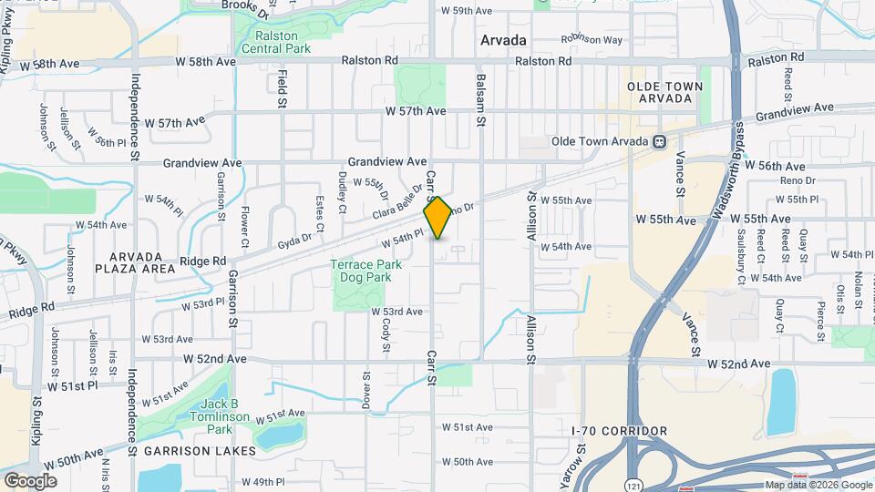 5430 Carr St Mapa y Detalles de la Ubicación
