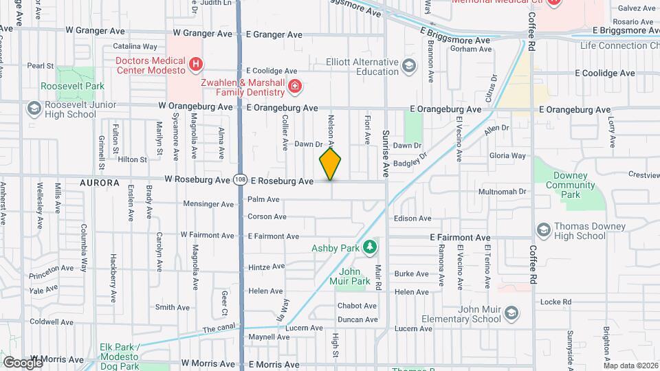 322 E Roseburg Ave Map and Location Details