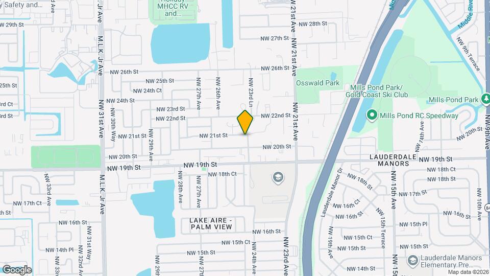2400 NW 21st St Map and Location Details