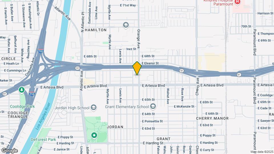 6645 Orange Ave Map and Location Details