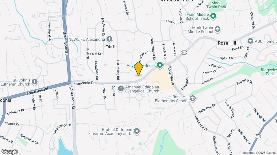 6031 Mayfair Ln Map and Location Details