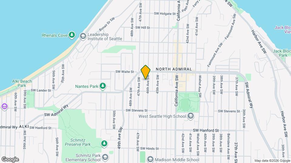 2631 46th Ave SW Map and Location Details