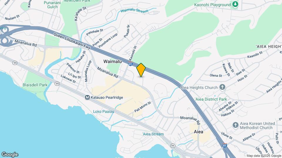 98-1034-1034 Moanalua Rd Map and Location Details