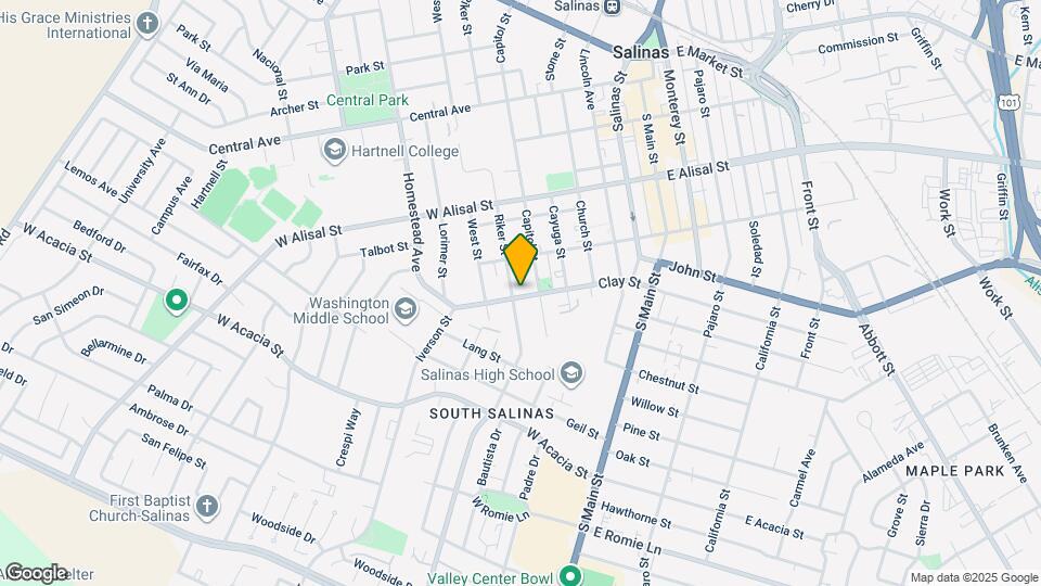 425 Riker St Map and Location Details
