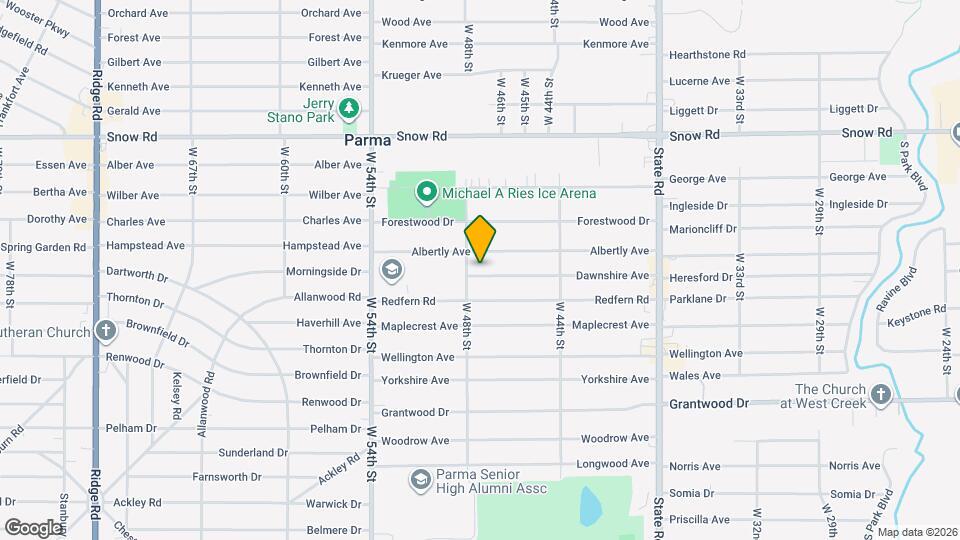 4706 Dawnshire Ave Map and Location Details