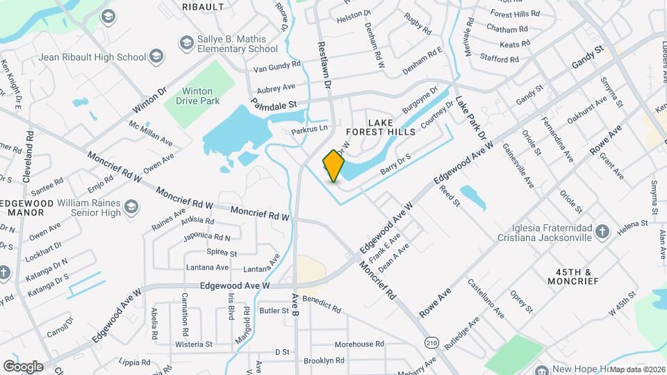 6224 Barry Dr W Map and Location Details