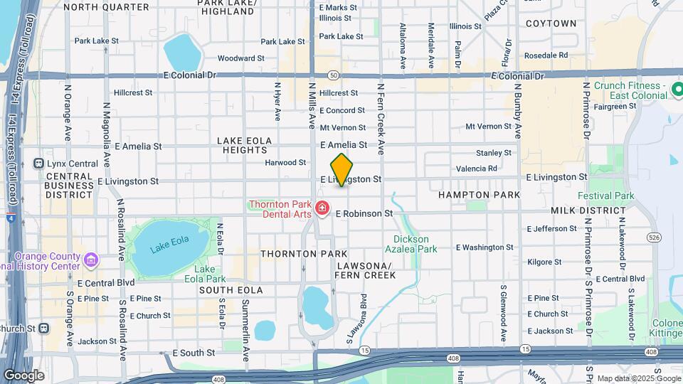 1239 E Ridgewood St Map and Location Details