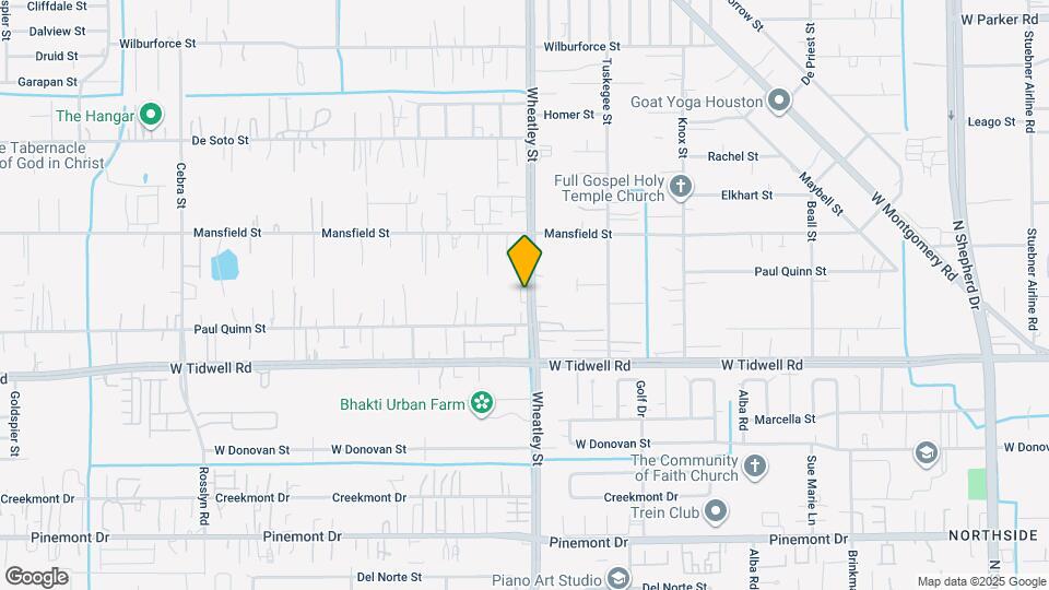 1102 Paul Quinn St, Unit #B Mapa y Detalles de la Ubicación