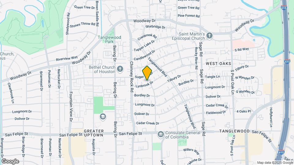 5610 Lynbrook Dr Map and Location Details