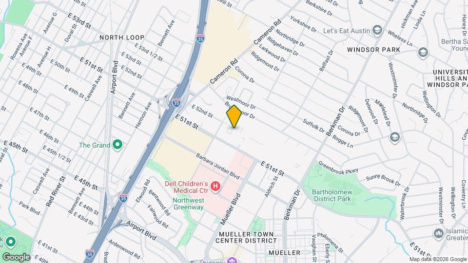 1313 E 52nd St Map and Location Details