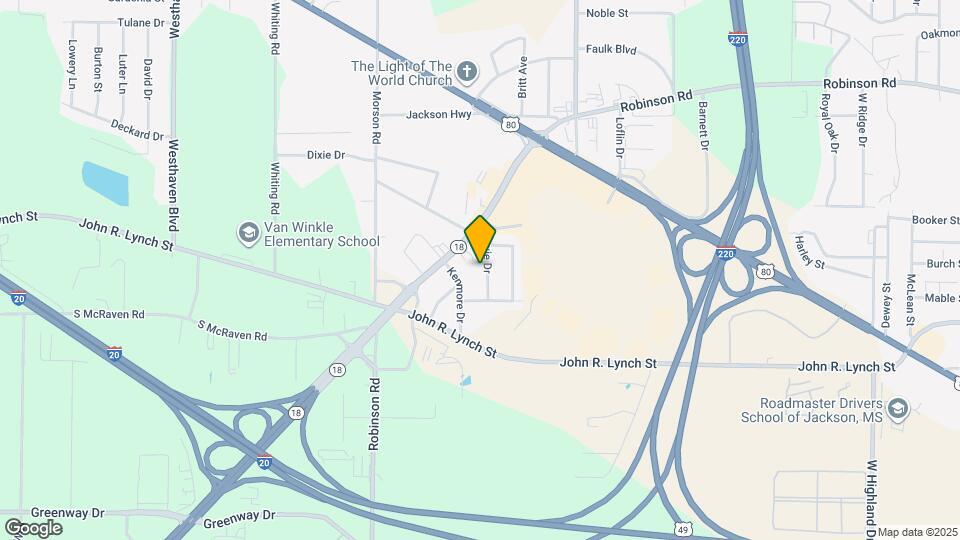 1727 Dixie Dr Map and Location Details