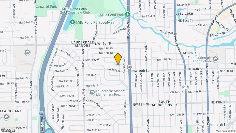 1613 NW 11th Ave Mapa y Detalles de la Ubicación