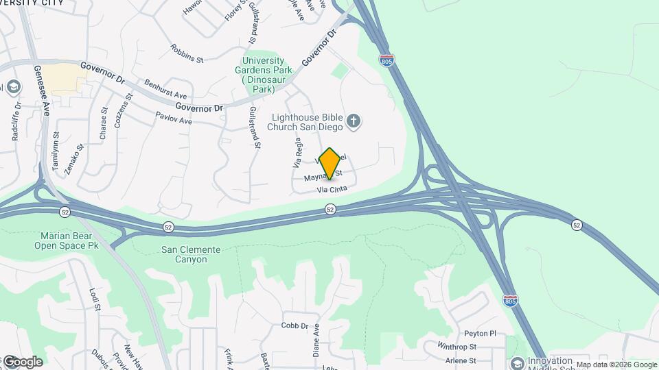 5078 Via Cinta Map and Location Details