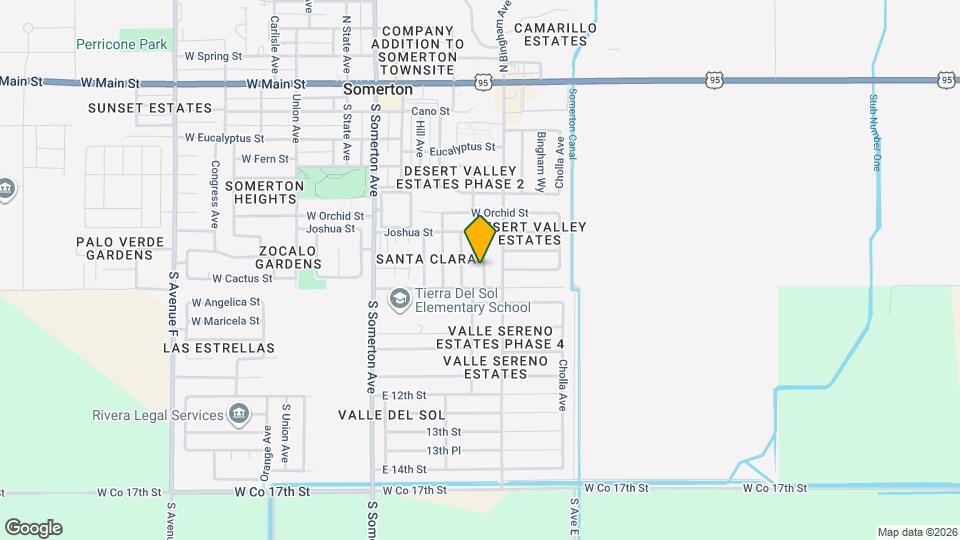 805 S Dalton Ave Map and Location Details