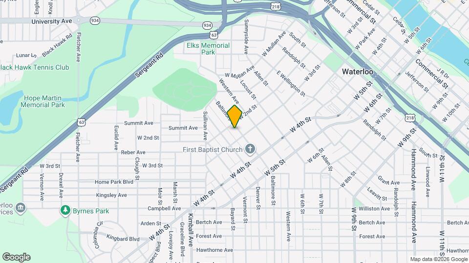 312 Baltimore St Map and Location Details