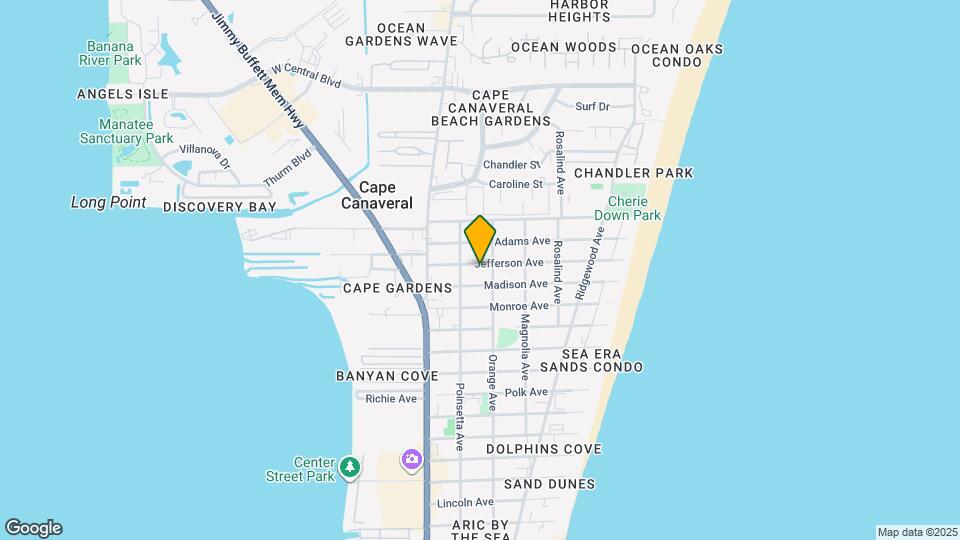 215 Jefferson Ave Map and Location Details