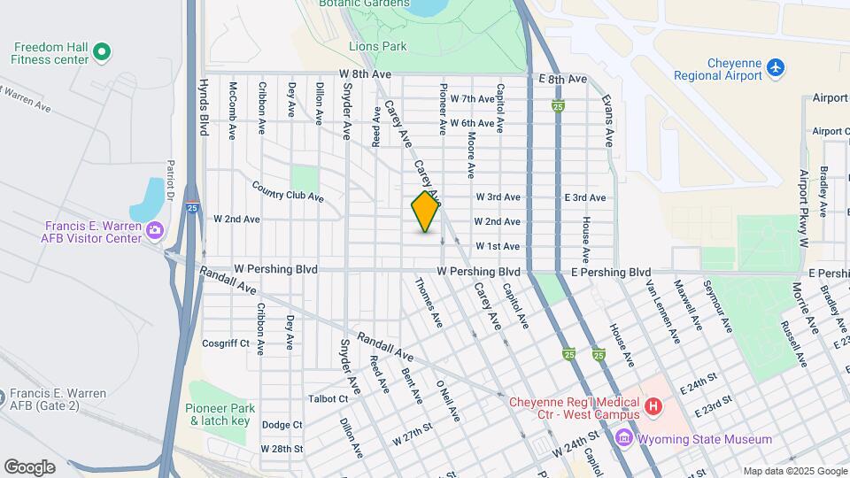 412 W 1st Ave Map and Location Details