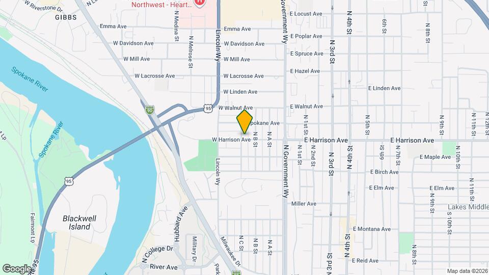 1202 N C St Map and Location Details