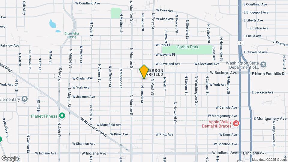829 W Chelan Ave Map and Location Details