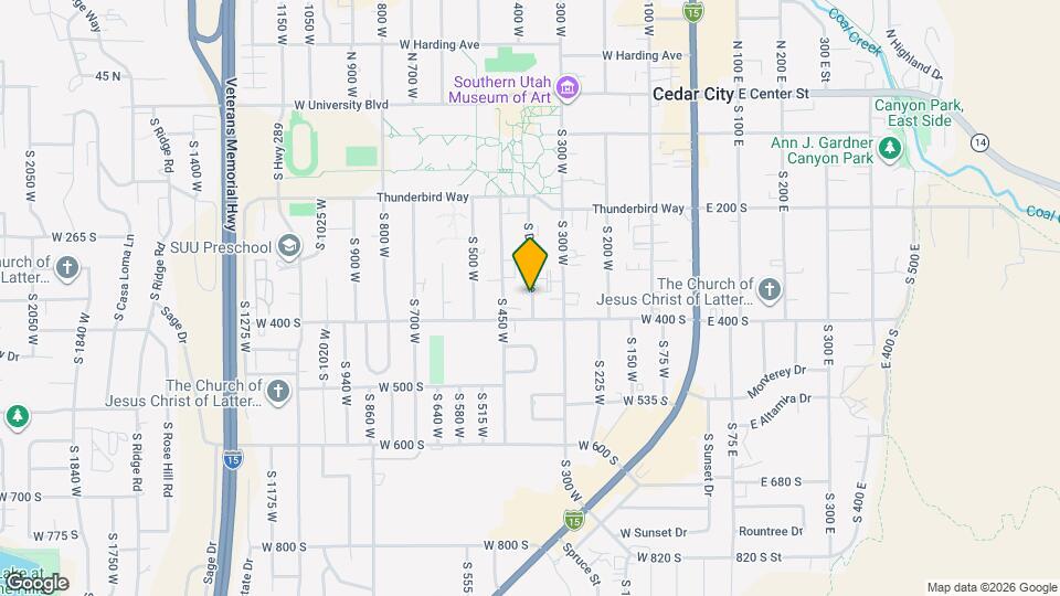368 S Dewey Ave Map and Location Details