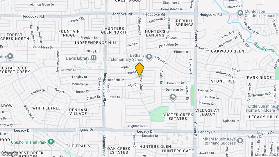 2500 Redfield Dr Map and Location Details