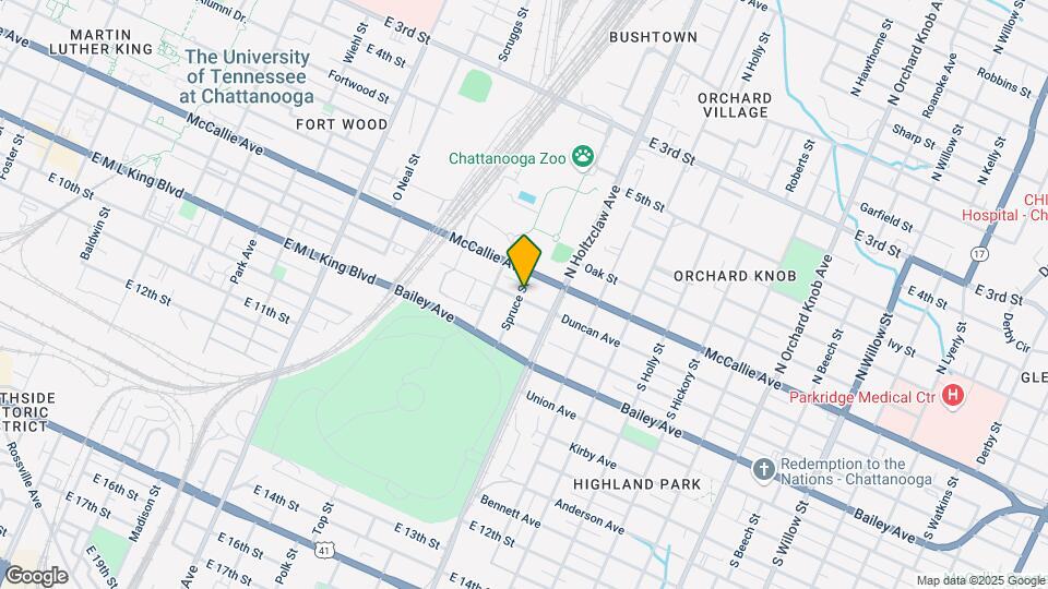 1201 Duncan Ave Mapa y Detalles de la Ubicación