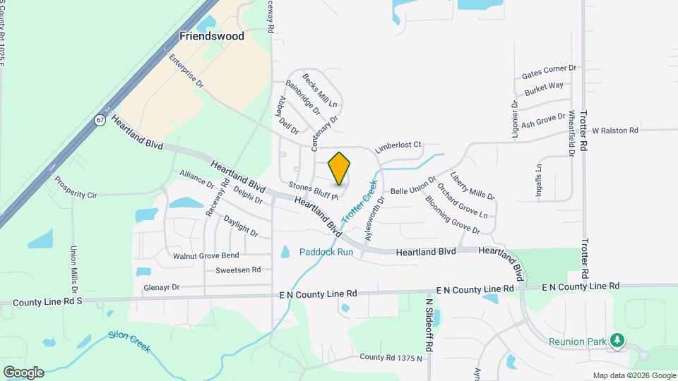 9038 Stones Bluff Pl Map and Location Details