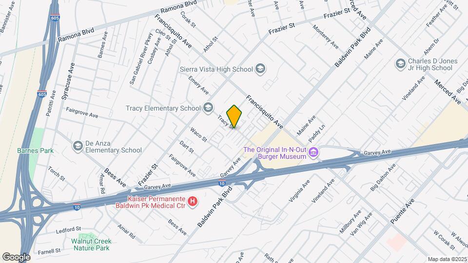 13424 Tracy St Map and Location Details