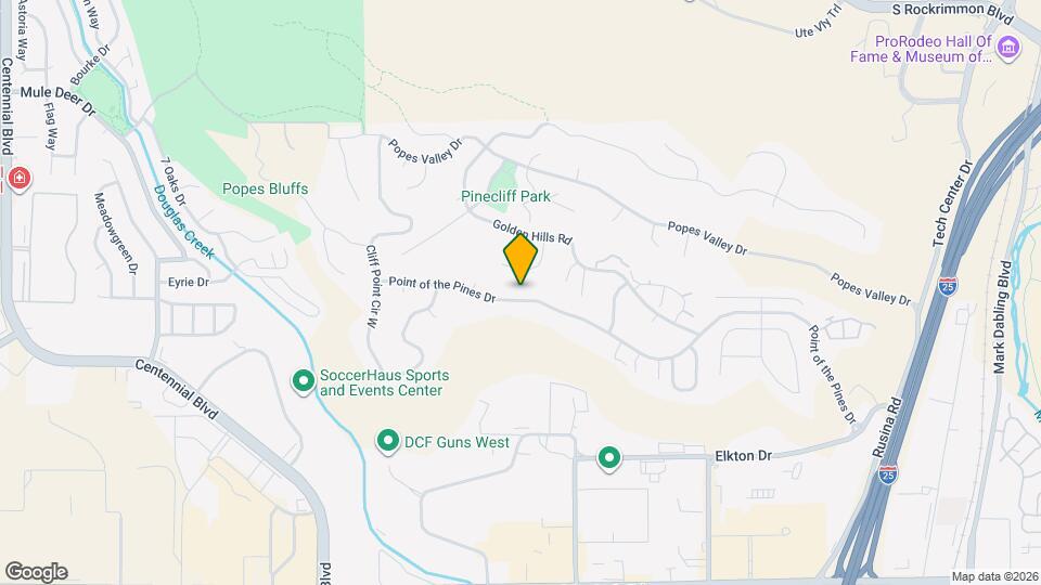 930 Point of the Pines Dr Map and Location Details