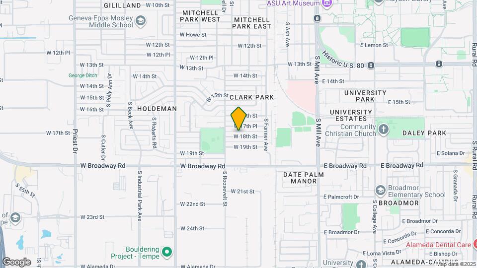 536 W 18th St Map and Location Details