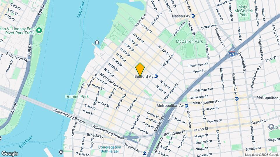 211 Bedford Ave Map and Location Details