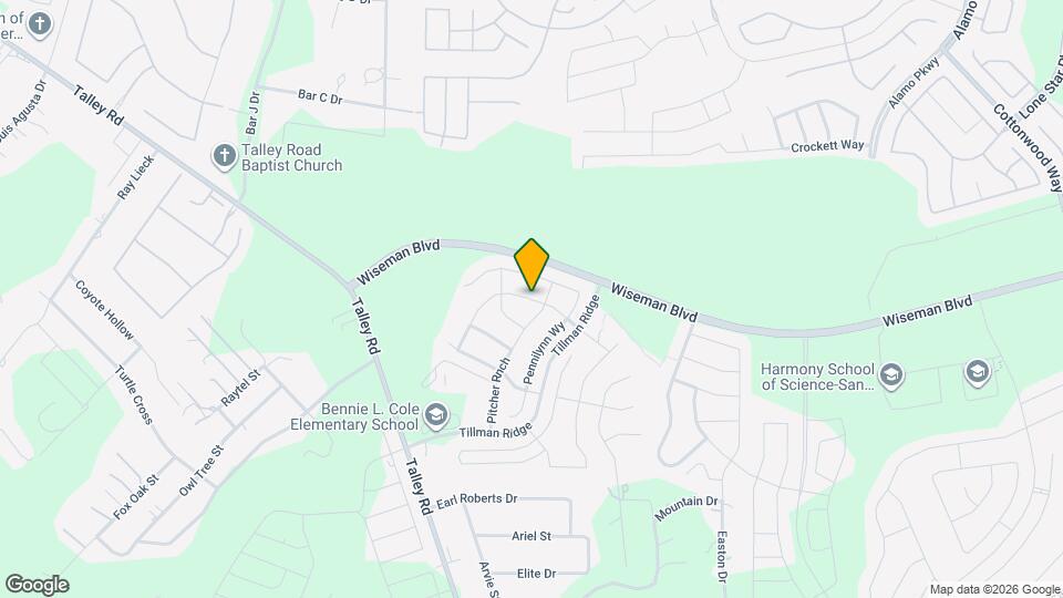 13131 Braxon Pass Map and Location Details