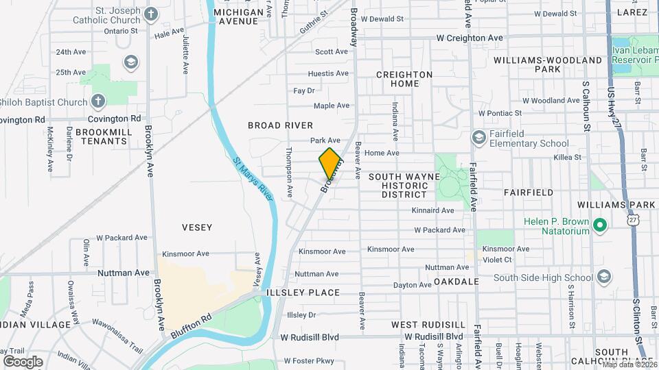 3019 Broadway Map and Location Details