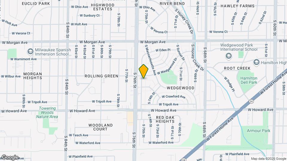 3722 S 75th St, Unit 3722 Map and Location Details