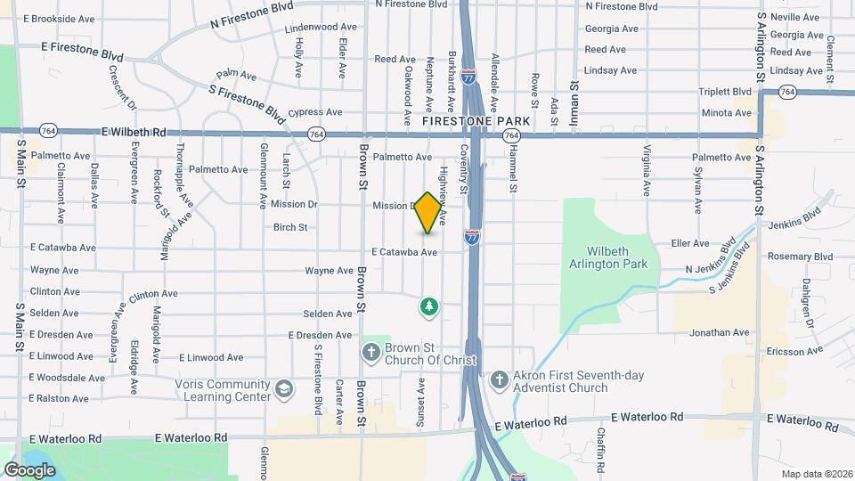 1623 Sunset Ave Map and Location Details